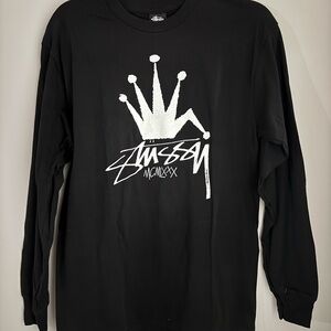 Stussy black Long Sleeve Tee